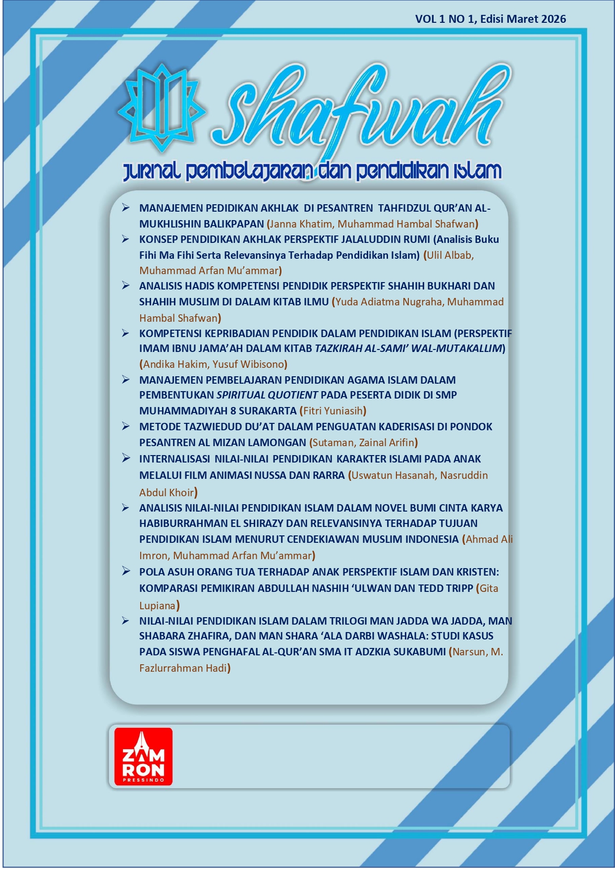 					Lihat Vol 1 No 1 (2026): Volume 1 Nomor 1 Edisi Maret 2026
				